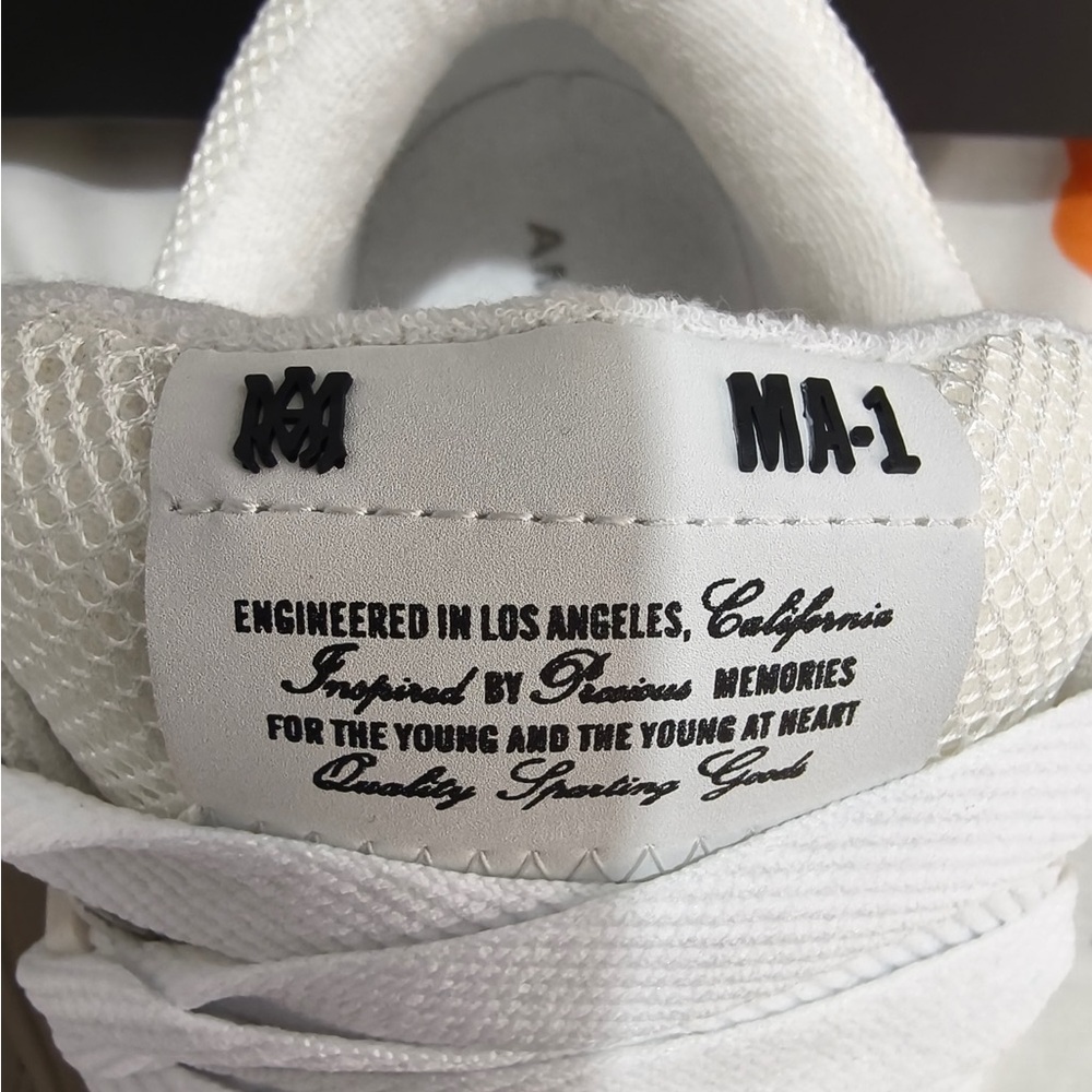 AMIRI White Low-Top Sneakers - Picture 4 of 11
